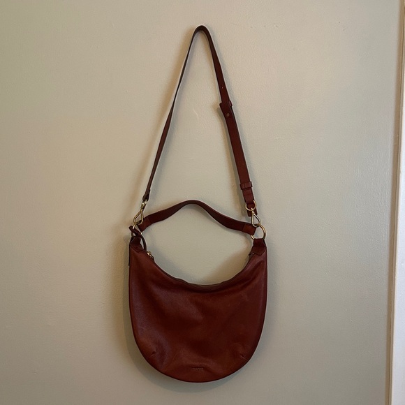 Margot Brown Real Leather Shoulder Bag - Picture 6 of 10